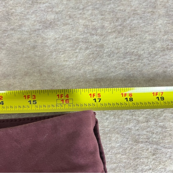 American Eagle Men's Extreme Flex Slim Straight Burgundy Pants - Size 34/32 - Picture 11 of 15